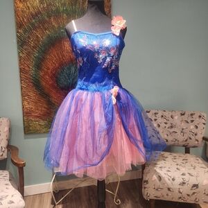 Blue and Pink Kids Costume